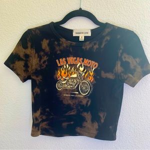 Obsessive Love Motorcycle Crop Top